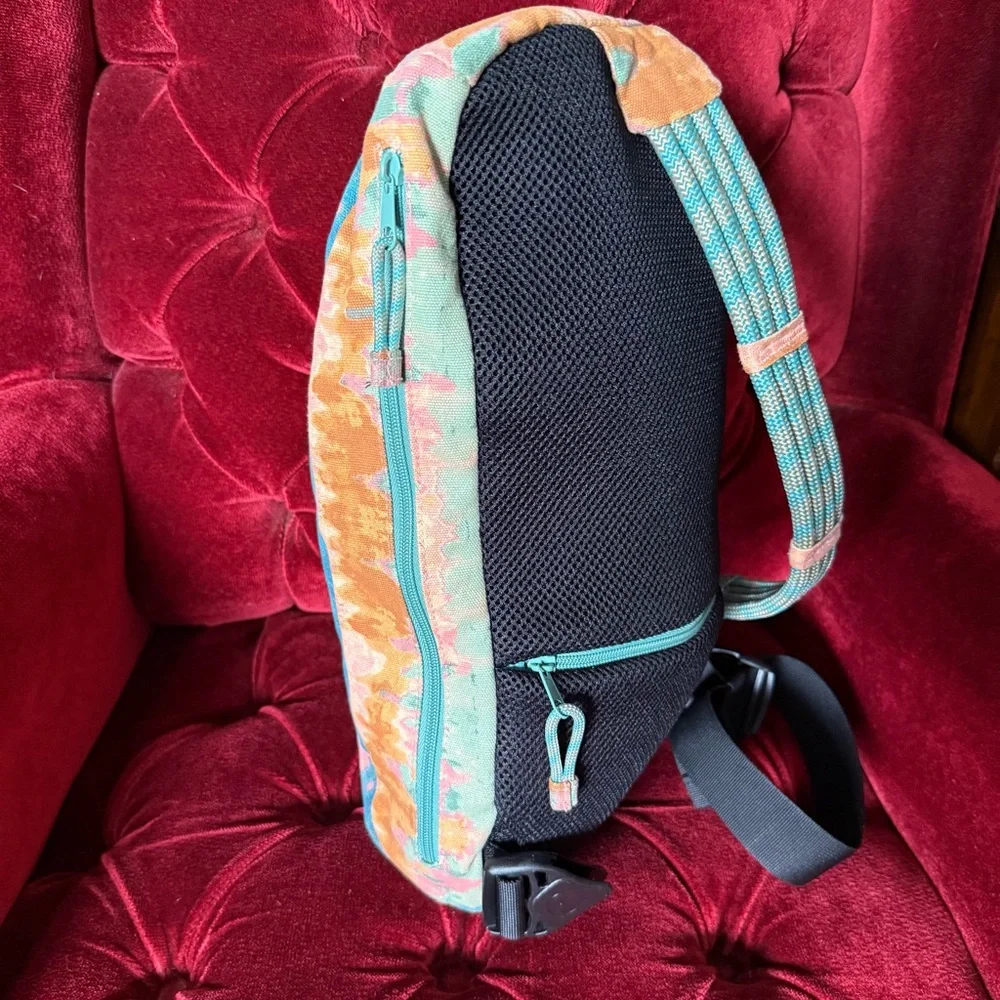 KAVU - Switch Slinger Rope Pack Rucksack - Coastal Tie Dye - 16 x 8.5